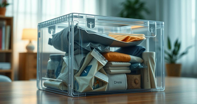 Caixa embalagem plástica transparente é a solução ideal para organização e proteção dos seus produtos